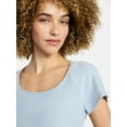 thumbnail image 4 of Athletic Works Women's ButterCore Fashion Tee with Short Sleeves, Sizes XS-XXXL, 4 of 6