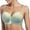 Green, variant on Fsqjgq Seamless Strapless Bras for Women Comfort Smoothing Half Cup Push Up Bras Adjustable Thin Straps Convertible Bralettes Underwear Tops Green Size L