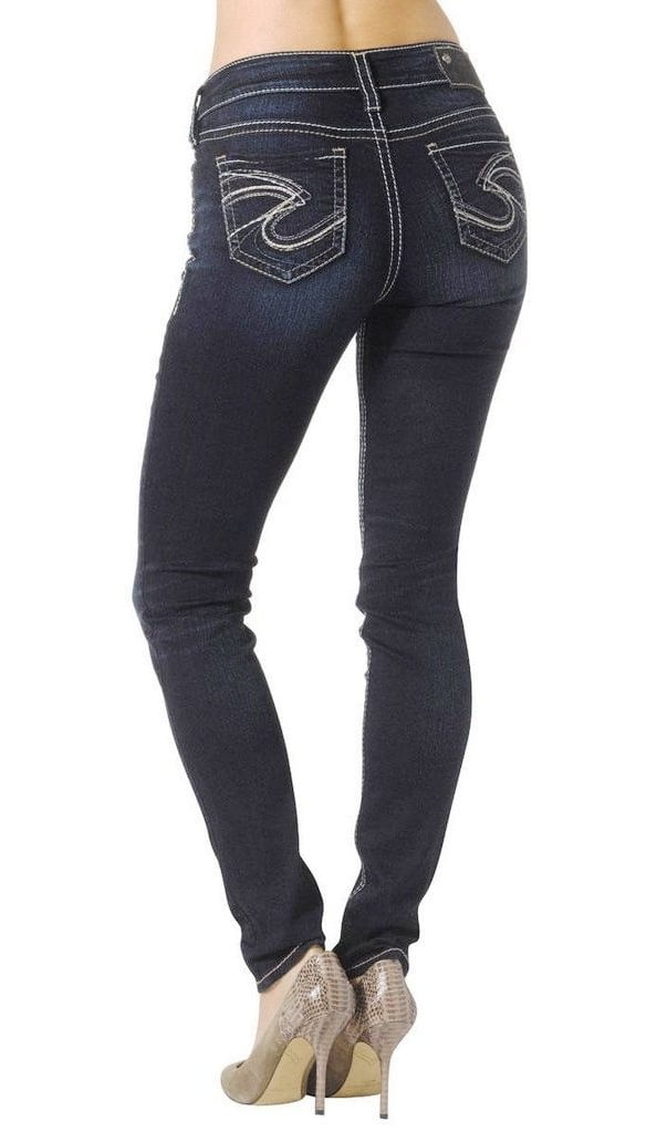 silver jeans suki mid skinny