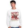 thumbnail image 5 of Ugly Christmas Pattern NASA Santa Long Sleeve TShirt Men Women Brisco Brands S, 5 of 6