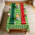 thumbnail image 7 of Uuiauoio 1 Pack Soccer Plastic Tablecloth 108 x 54 Inch Long Rectangular Table Cover for Buffet,Birthday Party Holiday Dinner,Picnic or Tablecloth for Kitchen Event Use, 7 of 7