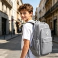thumbnail image 2 of jiaxiM School Backpacks for Ages 6th 7th 10th 12th - Soft Breathable Mesh Ventilated Strap School Bag for Middle Elementary, High School, University, Park, Travel, Campus Daily Use, 2 of 5