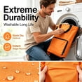 thumbnail image 5 of Clearance Under $6.39 2-in-1 Foldable Shopping Cart with Wheels, Reusable Grocery Bag on Wheels, Portable Trolley Bag for Travel Home Kitchen, 5 of 5