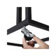 thumbnail image 4 of 2 x Mesa Auxiliar con Ruedas 50 x 35 x 60 cm para Salón Sofá Cama Dormitorio de Café Estilo Vintaje Retro Mesita Lateral Ordenador de Madera, 4 of 5