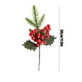 thumbnail image 3 of 5PCS Artificial Small Red Fruit Berry Decorations, Christmas Berry Accents, Mini Fake Fruit Ornaments for Home Table Decor, Christmas Tree & Holiday Displays, 3 of 7