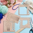 thumbnail image 1 of YAOMOBB High-quality Knitting Tool Knitting Gauge Tool Clear Scale Ruler Wear Resistant Yarn Wrapping DIY Sewing Craft Size Measurement, 1 of 6