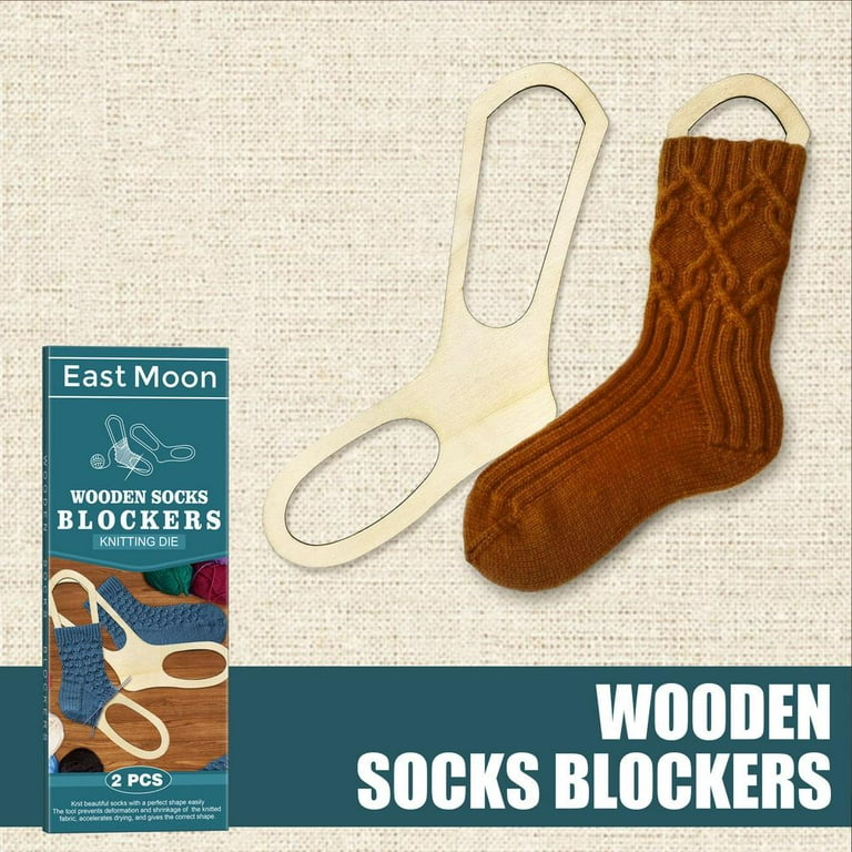 Julam DIY Wooden Sock Blocker 1 Pair Socking Stretchers Socking Stretchers Sock  Blockers for Knitting & Crochet Socks Household Knitting Tools attractively  