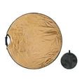 thumbnail image 1 of Miulika Photography Reflector Round Photo Reflector for Outdoor Lighting Gold/ 80cm, 1 of 8