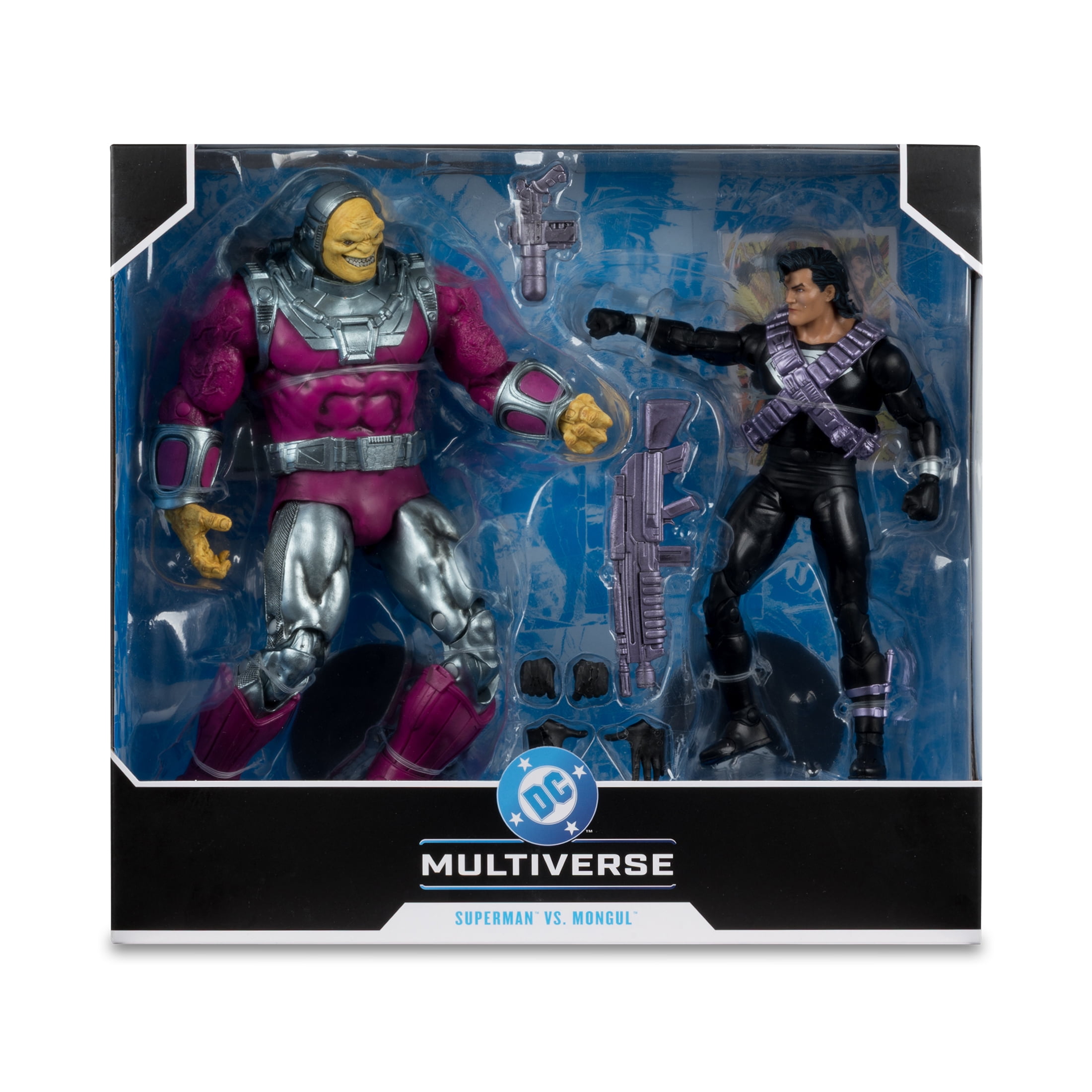 Superman vs Mongul 2PK (DC Multiverse: Return of Superman) 7" Action Figure and Mega Figure - McFarlane Toys