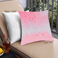 thumbnail image 1 of Ahgly Company Color Focus Pink Outdoor Throw Pillow, 18 inch by 18 inch, 1 of 6