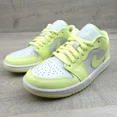thumbnail image 4 of Ni - ke Air Jordan 1 Low Women's Size 10 Platinum White Citron Lemonade NEW DC0774-007, 4 of 5