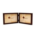 thumbnail image 1 of 5x7 Hinged Double - Horizontal - Walnut Wood Picture Frame - Gallery Collection, 1 of 1