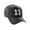 Black, variant on Daxton StructuWhite Baseball Hat Cap Curved Visor Vintage Custom Number, Black Hat, White Number 8