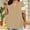 1-Khaki, variant on Xdegoge Dressy Tshort Sleeve Tops Short Sleeve Tops Plus Size Black 3X V Neck Tunic Blouses T Shirts Graphic Solid Fashion Oversized Gym Shirt Promociones De Walmart