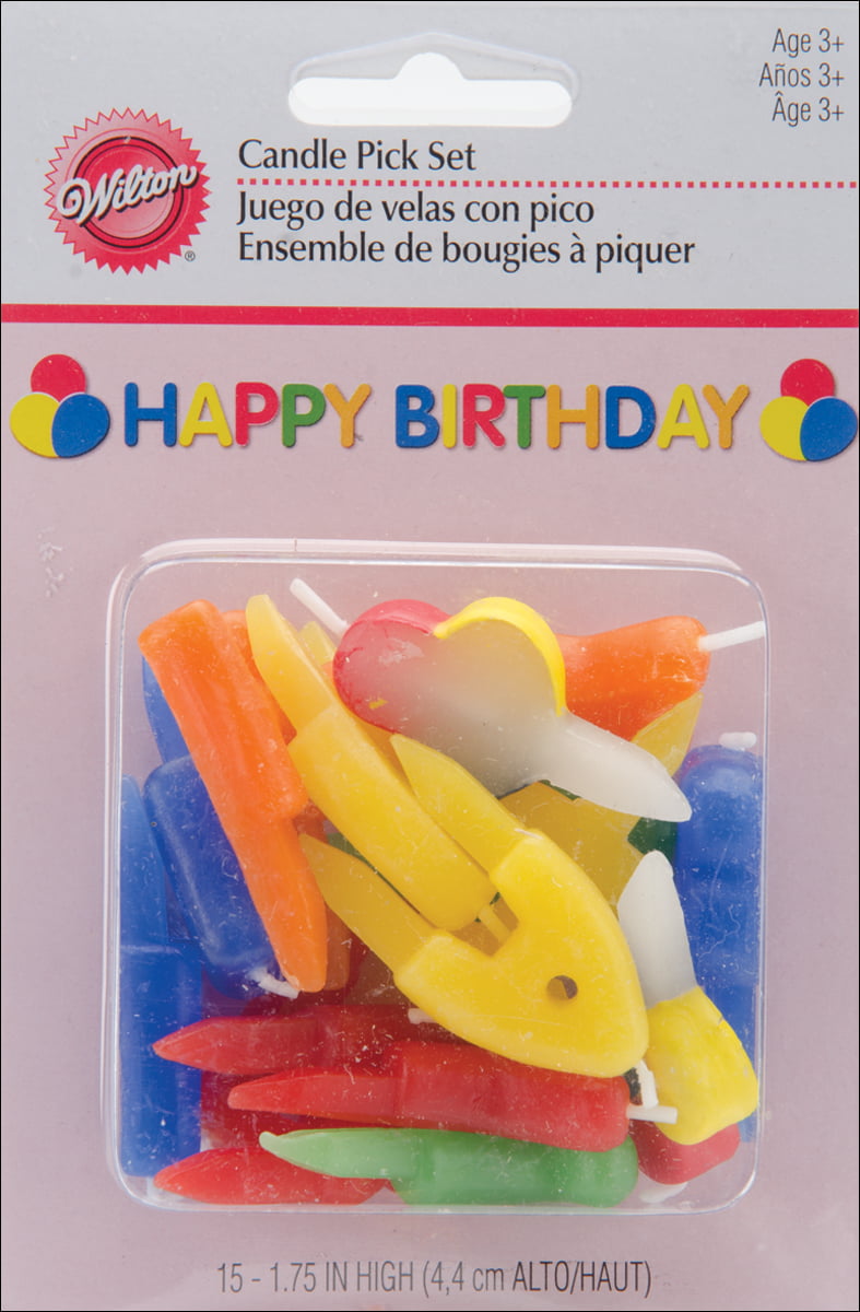Details about   Wilton Adult Kid Birthday Novelty Shaped Candle Set u pick 