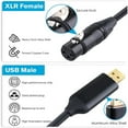thumbnail image 6 of Universal USB Auditory Adapter Cord For Microphones Digital Instrument And PC Input, 6 of 7