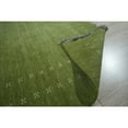 thumbnail image 6 of EORC Green Handmade Wool Transitional  Rug, 5' x 8', 6 of 7