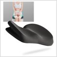 thumbnail image 4 of Cojín de asiento de espuma viscoelástica Soledad extraíble con cremallera negro, 4 of 9