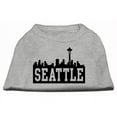 thumbnail image 1 of Seattle Skyline Screen Print Shirt Grey Med (12), 1 of 1