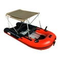 thumbnail image 4 of ALEKO BSTENT380WE Summer Canopy Boat Tent Sun Shelter Sunshade for Inflatable Boats, Wheat, 4 of 9