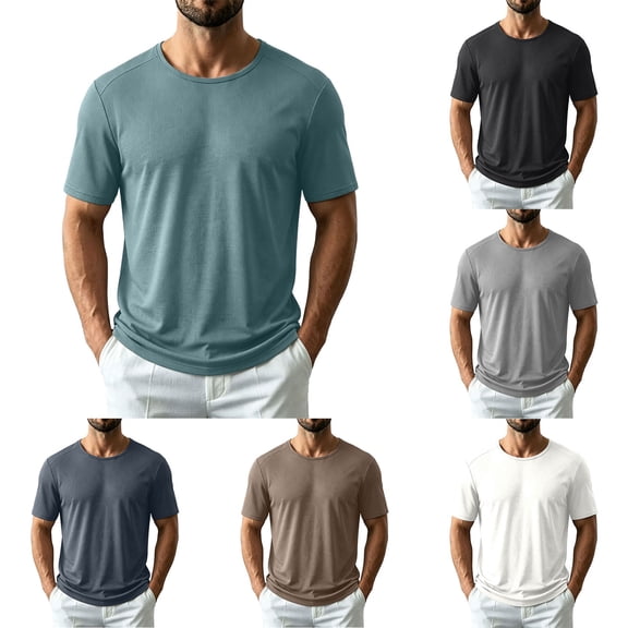 IhhxPro Men's Short Sleeve Performance T-Shirt Quick Dry Athletic Wear Tee Loose Fit Breathable Workout Gym Running Casual Summer Active Top XS-2XL