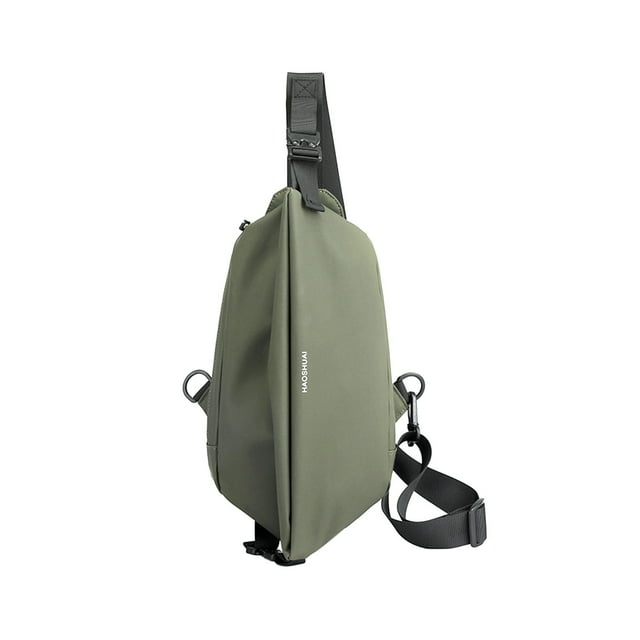 Fiudx Bolso de Pecho para Hombre, Diseño Moderno y Elegante, Correa Acolchada Ajustable, Bolsillo con Cremallera, Bandolera Multiusos, Ideal para Viajes, Gimnasio y Exteriores, 32 X 18 X 8 Cm.
