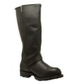 thumbnail image 1 of RideTecs 1443Zipper-M100 Men's 16" Engineer Zipper Biker Boot Black, Size - 10, 1 of 5