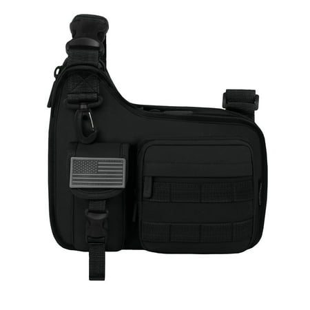 Tactical Utility Sling Shoulder Bag with Gun Holster -