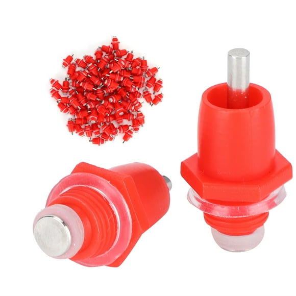 Chicken Water Nozzle, Three Way Automatic Red Waterer Water Nozzle, For Pets Chicken Chicken Drink Tool Chicken Tool
