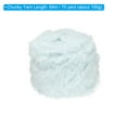 thumbnail image 2 of Uxcell 70yds Faux Fur Yarn,Fuzzy Yarn Crochet Fluffy Yarn Soft Chunky Polyester Plush Fur Eyelash,Sky Blue, 2 of 7