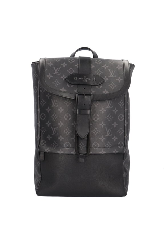 Pre-Owned Louis Vuitton Saumur Backpack Monogram Eclipse Daypack M45913 Men's LOUIS VUITTON