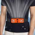 thumbnail image 3 of MUSICOZY Portable Cooling Waist Fan,Dual Head MIni Wearable Belt Clip on Fan,5200mAh Rechargeable 3 Speeds 6000RPM Strong Airflow Fans,Personal Travel Body Shirt Fans for Outdoor Work Camping Fishing, 3 of 9