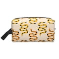 thumbnail image 2 of Uemuo Hand Drawn Snake Pattern Portable Toiletry Bags with Handle, Waterproof travel Make up Bags for Women, Large Capacity Travel Cosmetic Bags, 2 of 9