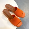 thumbnail image 6 of ATENAR Womens Sandals Solid Color Outdoor Women Sandals Comfortable Womens Shoes White 5.5, 6 of 8