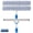 14 IN, variant on Window Cleaning Kit Squeegee & Scrubber for Shower Glass Car | Professional Windows Cleaner Tool Glass Washing Equipment - Silicone Squeegee & Microfiber Scrubber for Mirror Windshield