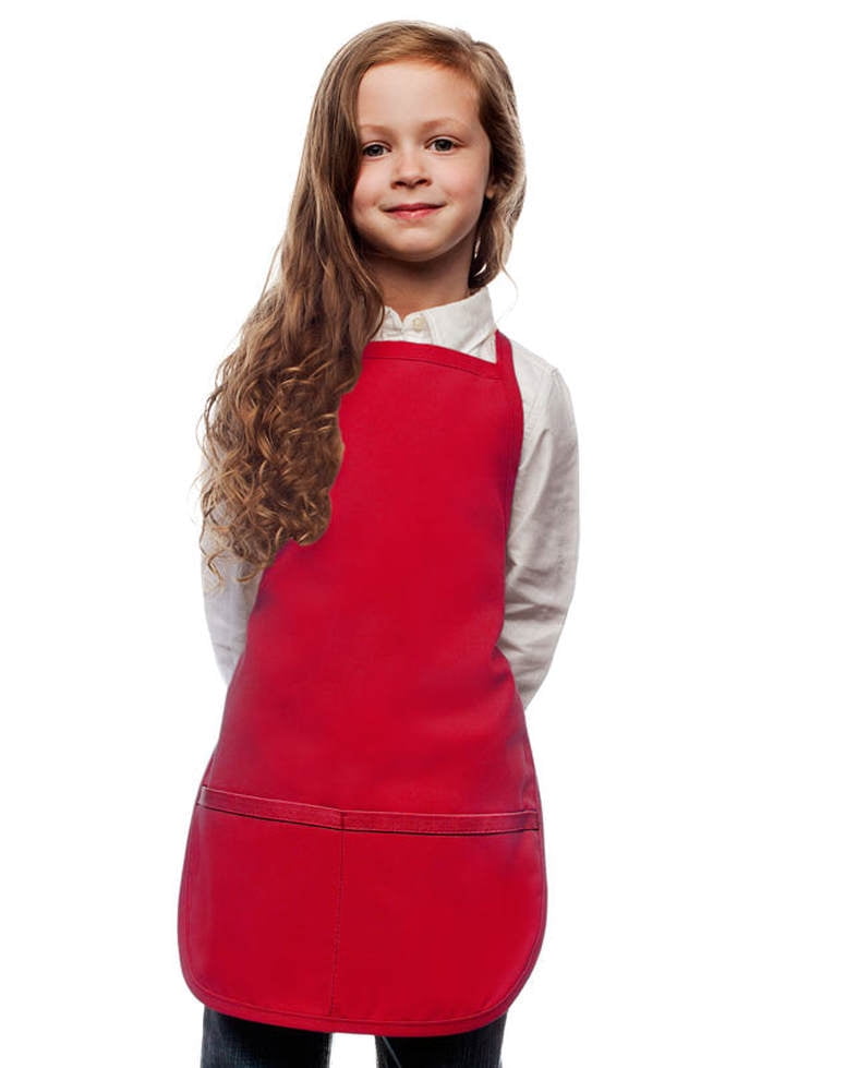 Art Smocks Imitation Leather 2 Pieces Aprons for Kids Classroom