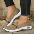 thumbnail image 2 of Zapatos Ortopedicos para Mujer, Women's Woven Orthopedic Breathable Soft Sole Shoes, Go Walking Slip On Casual Comfortable Diabetic Sneaker, 2 of 7