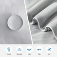 thumbnail image 5 of COOKEY Cooling Comforter Queen Size,Summer Cooling Blankets for Hot Sleepers,Soft Lightweight Silk Smooth,Gray, 5 of 12