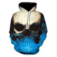 thumbnail image 3 of Chandail à Capuchon Décontracté Tendance temu skull Impression Numérique 3D pour Homme, 3 of 5