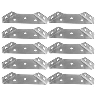 20-Pack Heavy Duty Stainless Steel Corner Braces - 3.3x3.3 Inch L Brackets With Screws For Furniture & Shelves