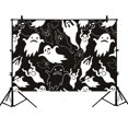 thumbnail image 1 of BSDHOME 7x5ft Halloween Theme Backdrops, Halloween Dask Night Scary Ghosts Black and White Photography Backdrops Polyester Photo Background Studio Props, 1 of 3