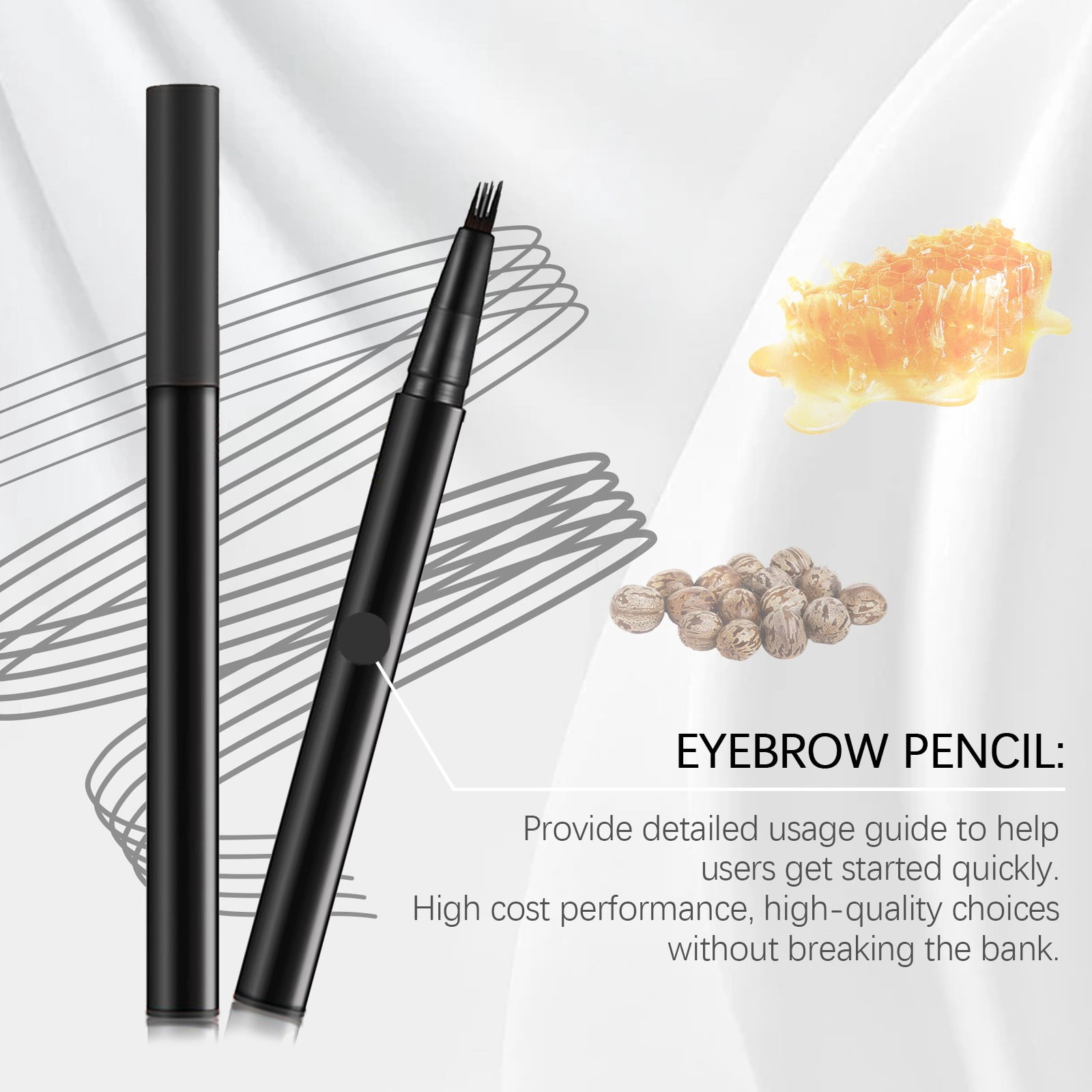 Brow Tinting Stencil Dark Lip Liner under Eyebrow Highlighter Eyebrow Highlighter Stick Eyebrow 4d 3d Stick on Eyebrows Eyebrow with Leveler Smart Gadgets Makeup Eye Brow Stencil Kits Brow Wax