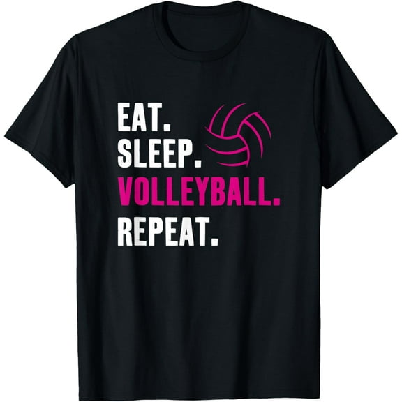 Eat Sleep Volleyball Repeat T-Shirt