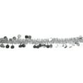 thumbnail image 3 of Northlight Tinsel and Polka Dot Commercial Christmas Garland - 50' x 1.5" - Silver - Unlit, 3 of 3