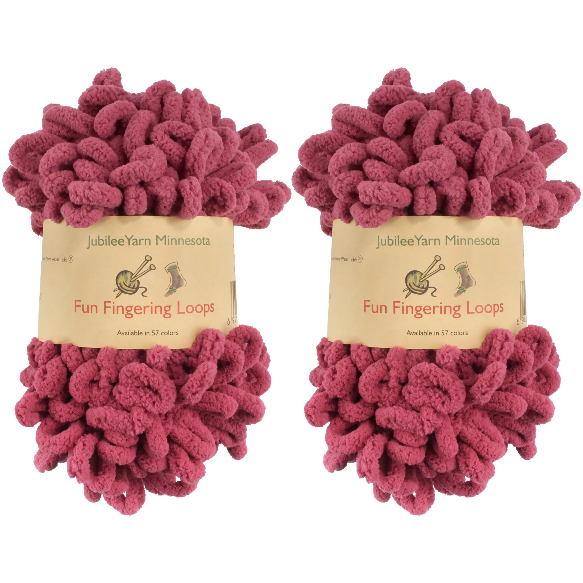 JubileeYarn Fun Finger Loops Yarn Polyester Jumbo Loop Yarn 100g