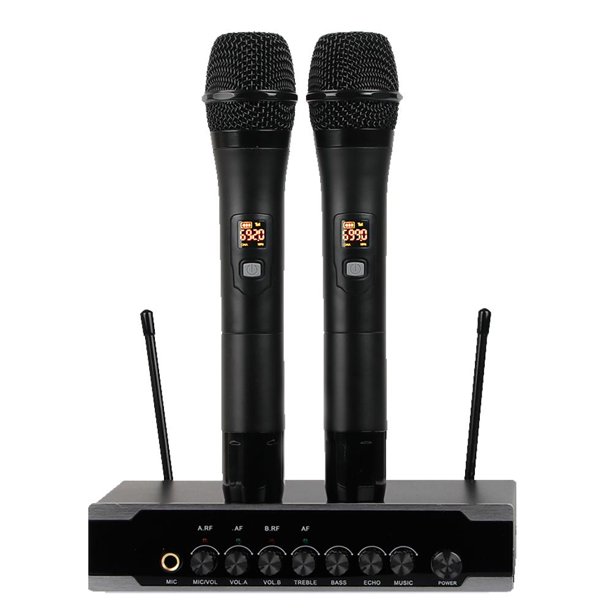 Pyle PDWM2125 Home & Office UHF Microphone System PA Public Address
