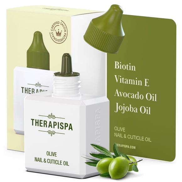 THERAPISPA Aceite profesional para uñas y cutículas 2.0 fl oz - Nutrido con jojoba, aguacate, vitamina E y biotina (B7) para una hidratación superior, reparación, revitalización y fortalecimiento (oli