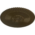 thumbnail image 3 of 41"OD x 1 5/8"P Nexus Ceiling Medallion (Fits Canopies up to 7 1/4"), Hand-Painted Brass, 3 of 6
