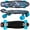 Black Camo, variant on Flybar 22 inch Plastic Cruiser Skateboard, Non-Slip Deck, for Boys and Girls Ages 6+ up to 175lbs, Blue