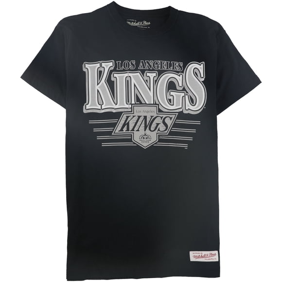 Mitchell & Ness Mens Los Angeles Kings Graphic T-Shirt, black, L
